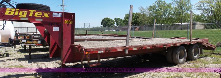 image for item K4535 2002 Big Tex equipment trailer
