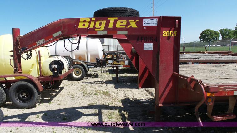 image for item K4535 2002 Big Tex equipment trailer