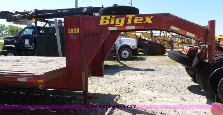 image for item K4535 2002 Big Tex equipment trailer