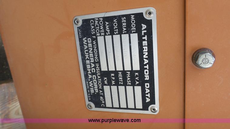 image for item K4563 1995 Generac 95A00249-S generator