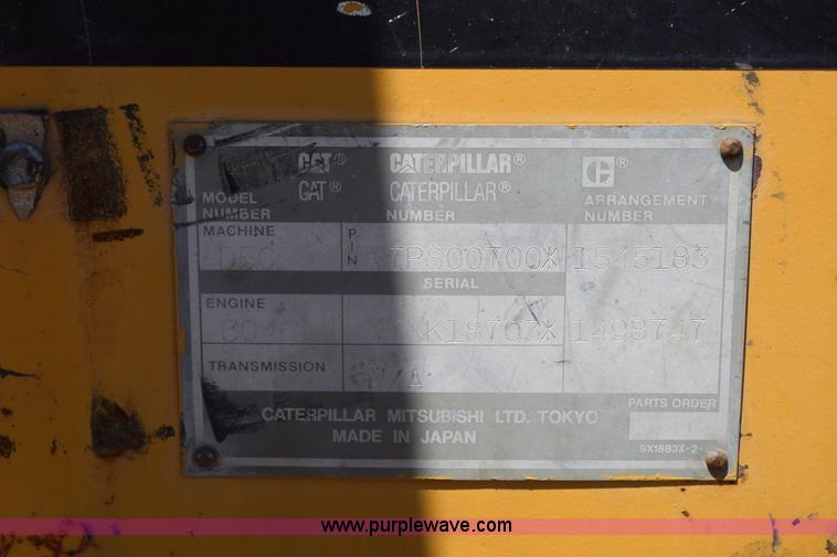 image for item K6681 1998 Caterpillar D5C XL dozer