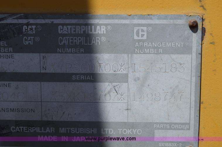 image for item K6681 1998 Caterpillar D5C XL dozer