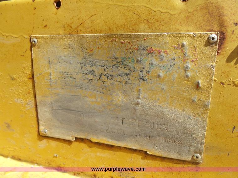 image for item K7205 Gerlinger G22 forklift