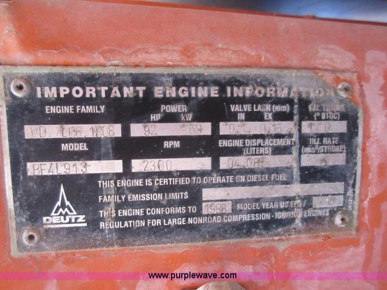 image for item K7902 1998 Finlay 393 Turbo screen plant