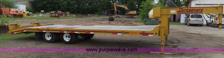 image for item L1536 2000 Interstate G20DT equipment trailer
