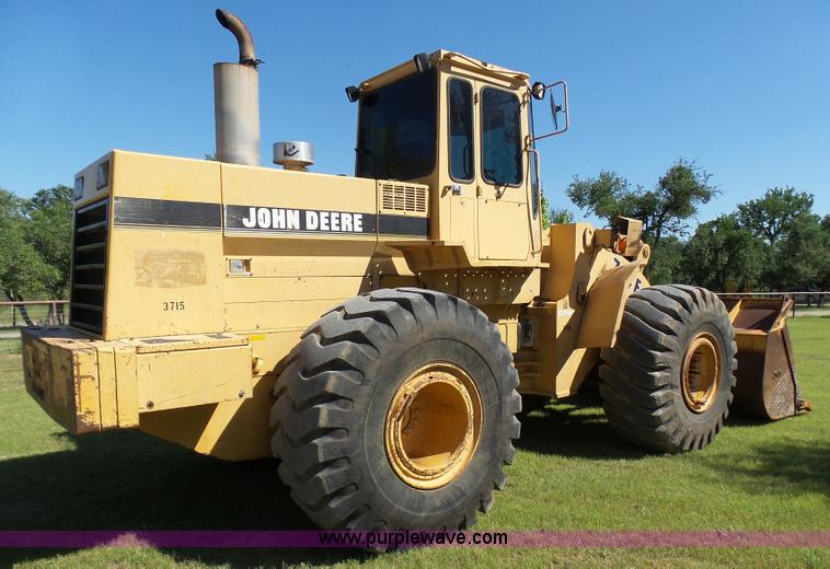 image for item L1537 1996 John Deere 744E wheel loader