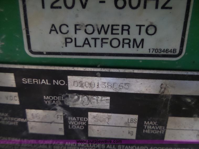 image for item L6068 2005 JLG 1930ES scissor lift