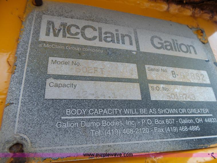 image for item L6074 2000 International F4900 dump truck