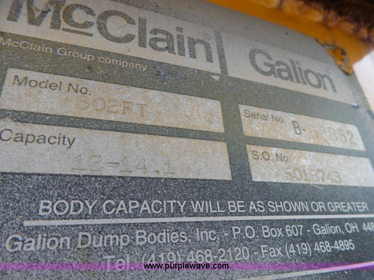 image for item L6074 2000 International F4900 dump truck