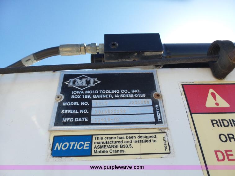 image for item L6352 2003 Ford F550 service truck with crane