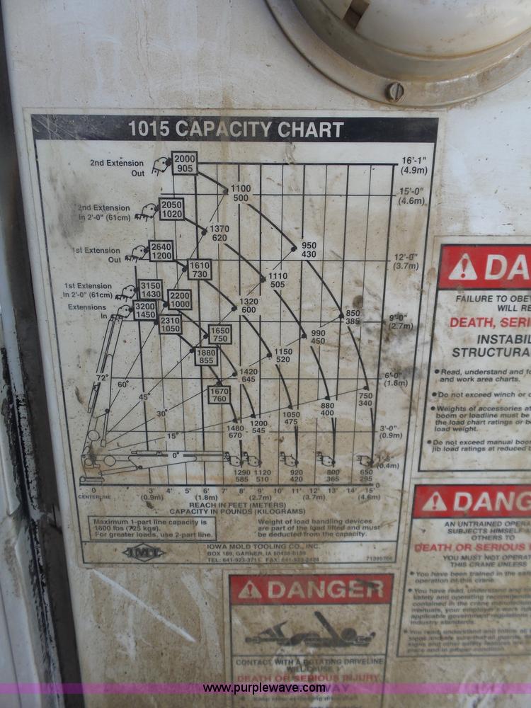 image for item L6352 2003 Ford F550 service truck with crane