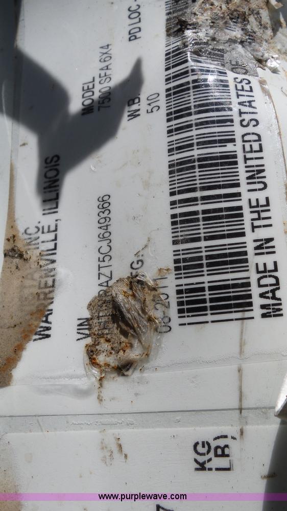 image for item L7004 2012 International Work Star 7500 dump truck