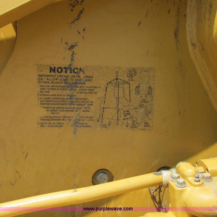 image for item L7020 1997 Caterpillar 963B track loader