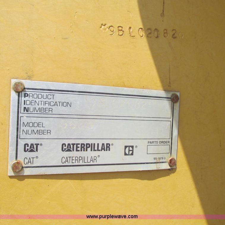 image for item L7020 1997 Caterpillar 963B track loader