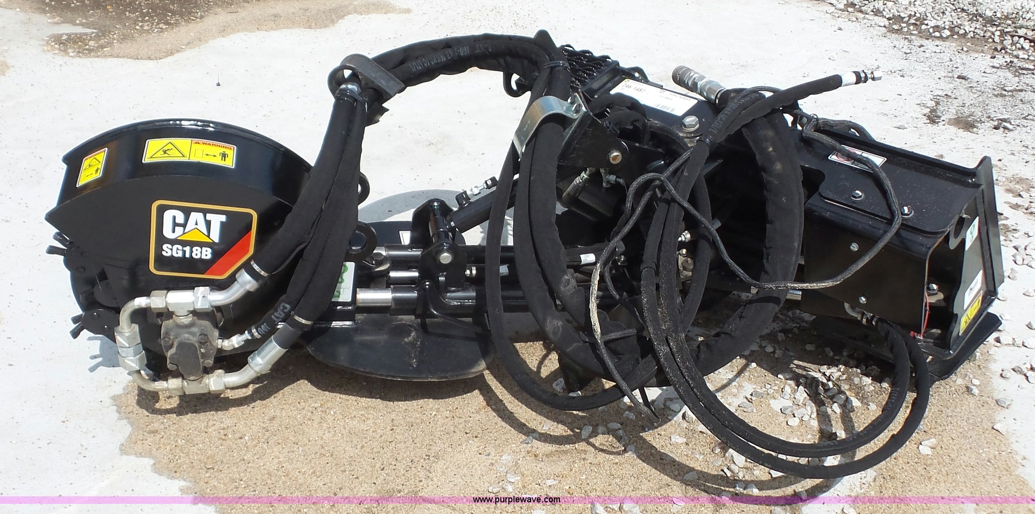 Caterpillar SG18B skid steer stump grinder in Olathe, KS Item K4596