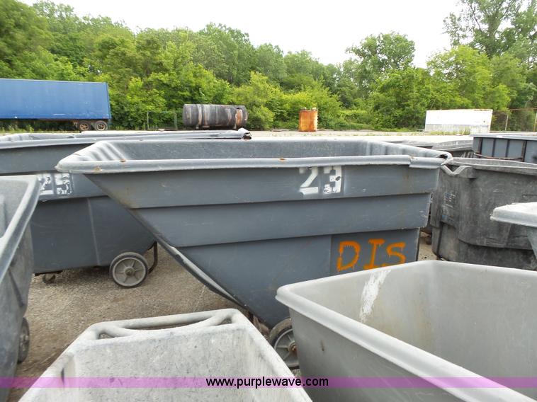image for item BR9178 Approximately 43 trash/debris carts/cans