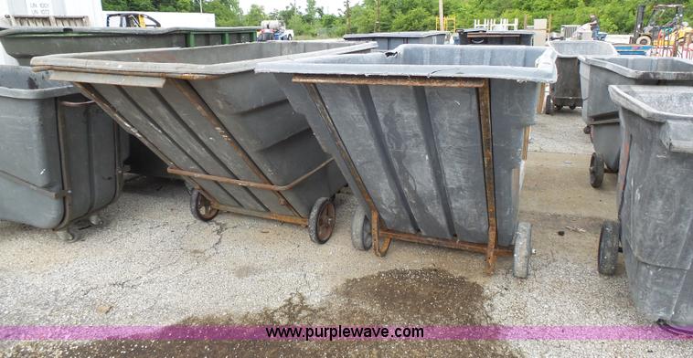 image for item BR9178 Approximately 43 trash/debris carts/cans