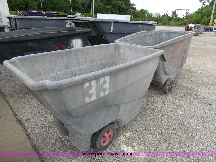 image for item BR9178 Approximately 43 trash/debris carts/cans