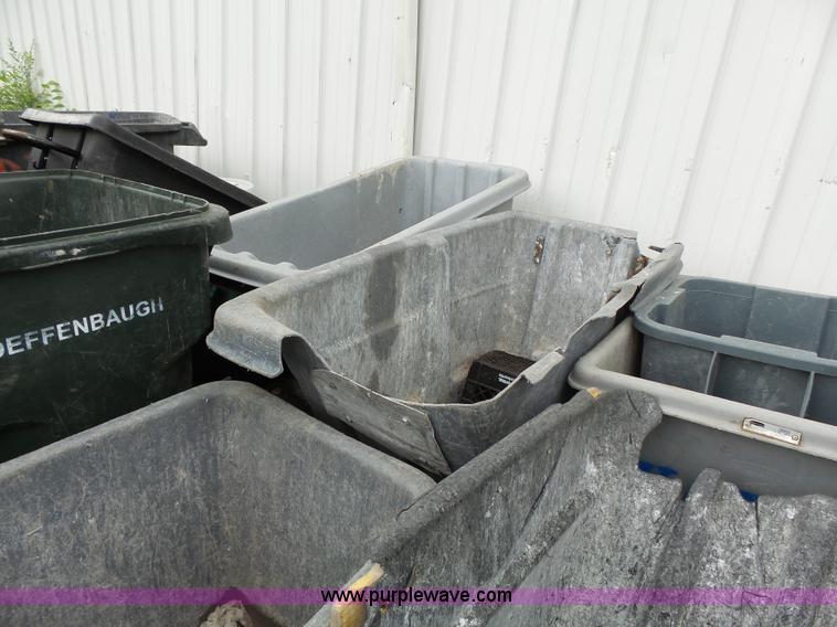 image for item BR9178 Approximately 43 trash/debris carts/cans
