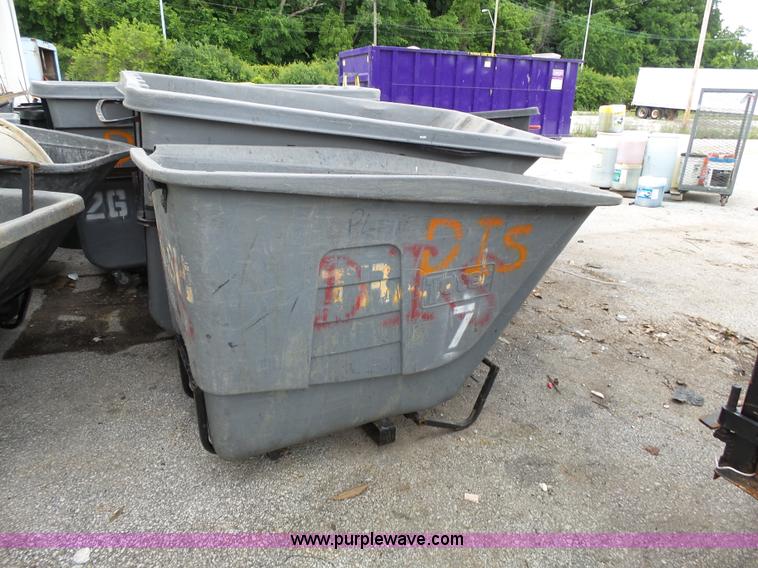 image for item BR9178 Approximately 43 trash/debris carts/cans
