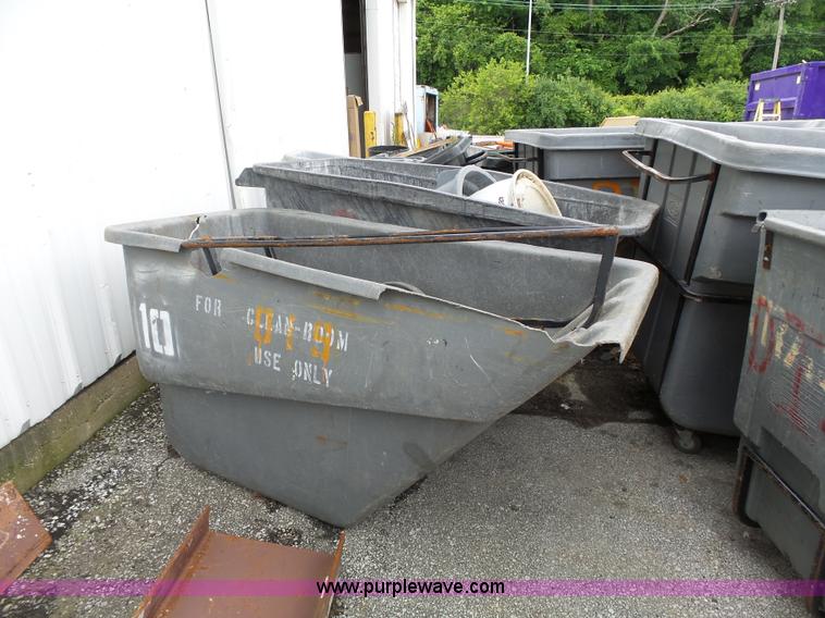 image for item BR9178 Approximately 43 trash/debris carts/cans