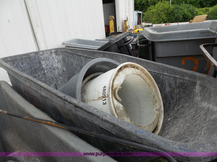 image for item BR9178 Approximately 43 trash/debris carts/cans