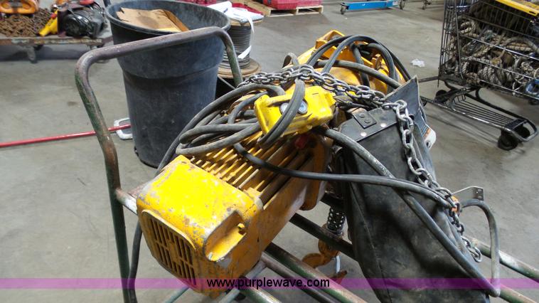 image for item BZ9449 Harrington electric hoist