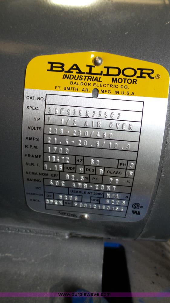 image for item BZ9450 2006 Quincy air compressor