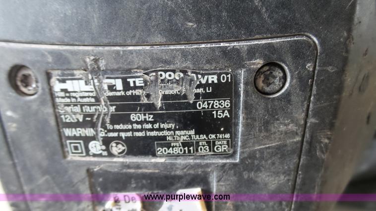 image for item K4065 Hilti TE3000-AVR jack hammer