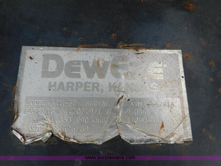 image for item AQ9636 DewEze ATM72 slope mower