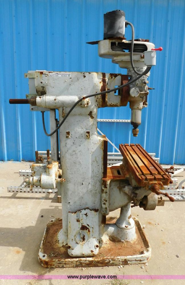 Bridgeport drill press in Oklahoma City, OK Item AQ9643 sold Purple