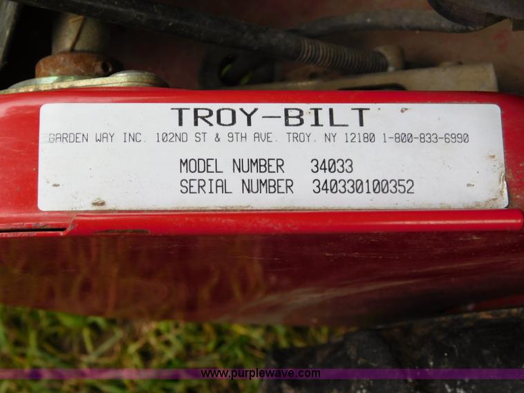 image for item AQ9652 Troy-Bilt 34044 sickle bar mower