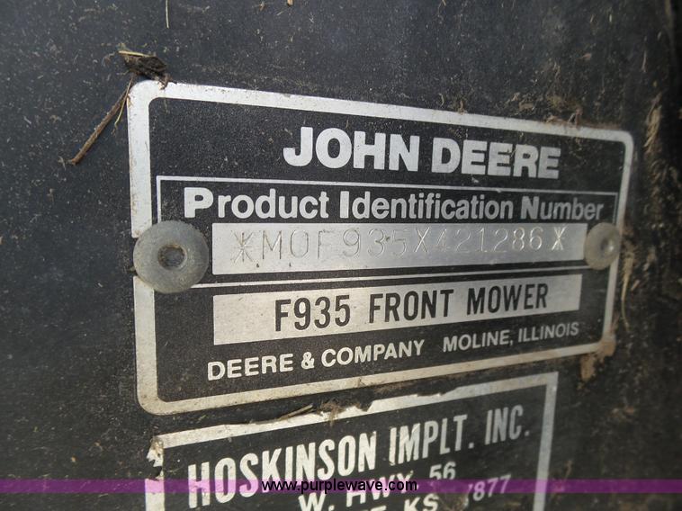 image for item AR9314 John Deere F935 lawn mower