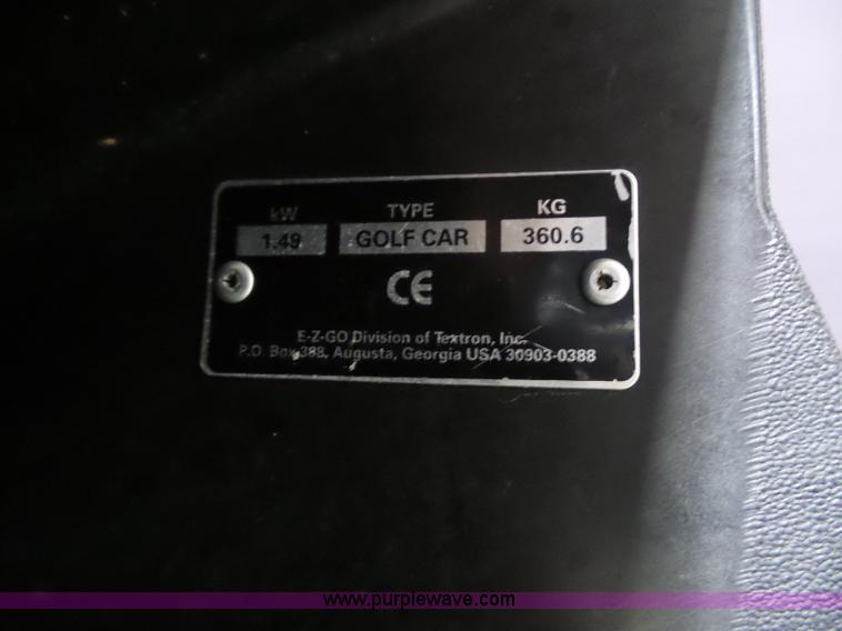 image for item BR9166 2003 Ez-go golf cart