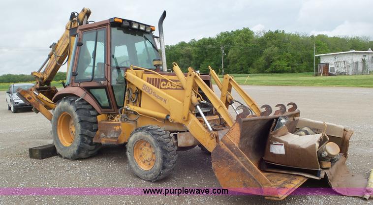 image for item CD9942 1994 Case 580 Super K backhoe