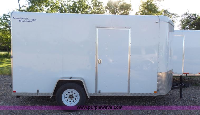 image for item J4112 2011 Sharp enclosed cargo trailer