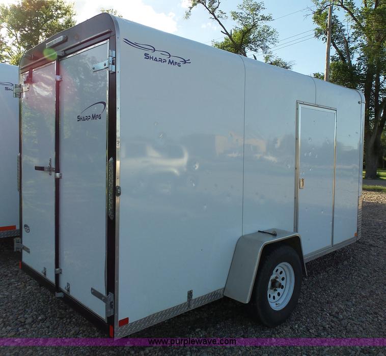 image for item J4112 2011 Sharp enclosed cargo trailer