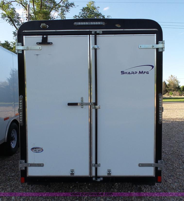 image for item J4112 2011 Sharp enclosed cargo trailer