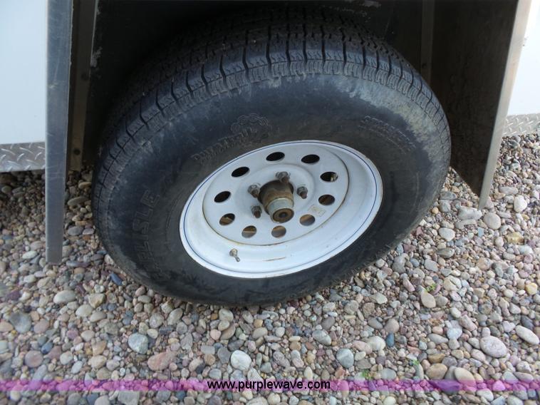 image for item J4112 2011 Sharp enclosed cargo trailer