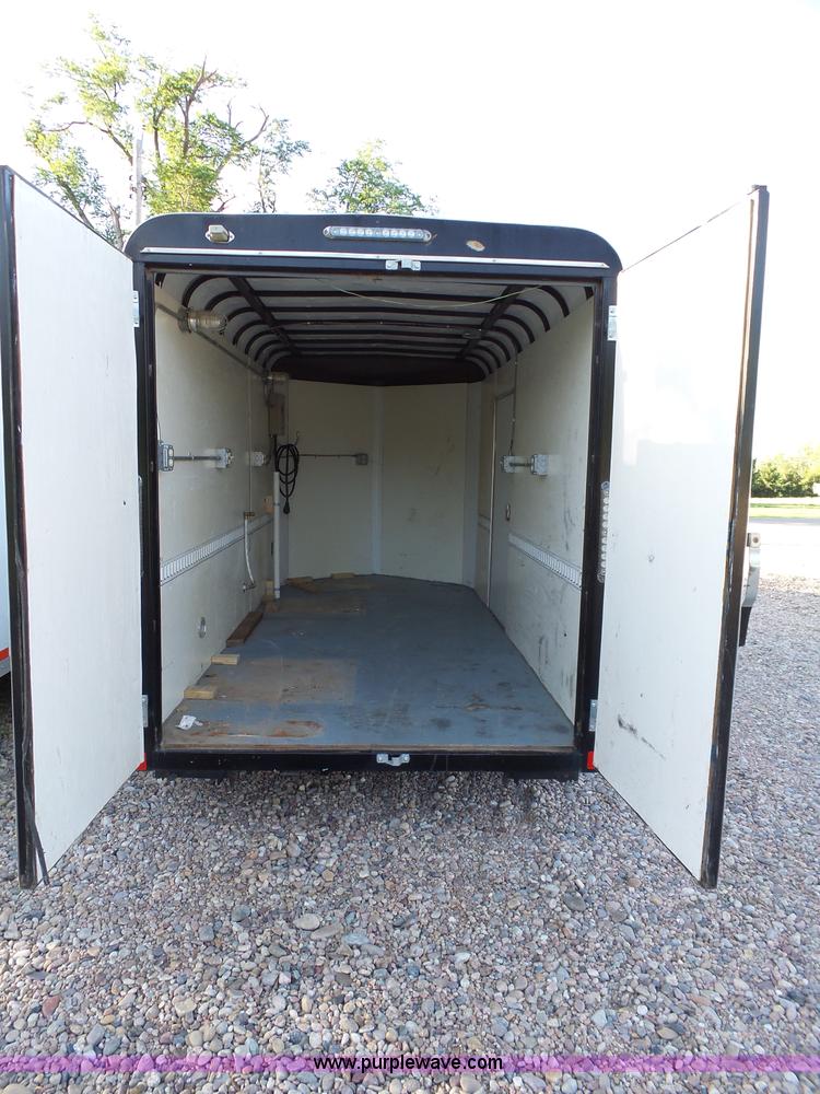 image for item J4112 2011 Sharp enclosed cargo trailer
