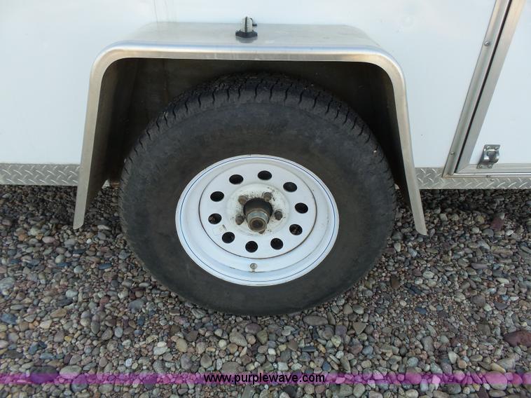 image for item J4112 2011 Sharp enclosed cargo trailer