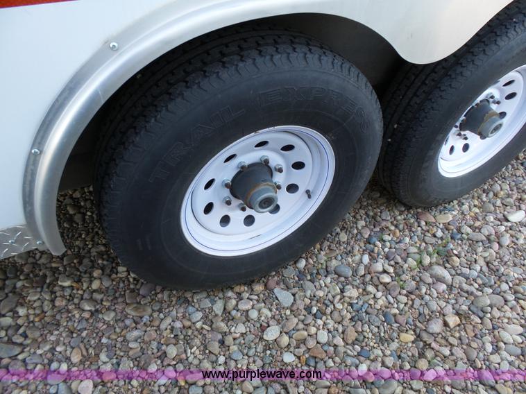 image for item J4113 2010 Sharp enclosed cargo trailer