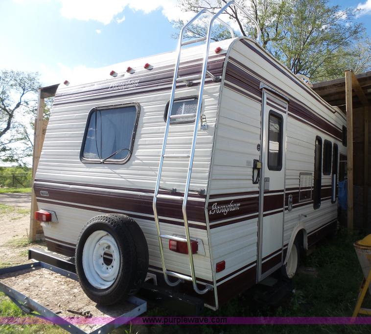 image for item J4114 1979 Dodge Brougham Coach Sportsman camper