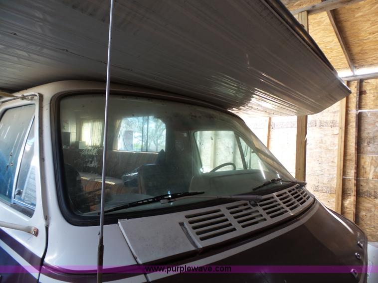 image for item J4114 1979 Dodge Brougham Coach Sportsman camper