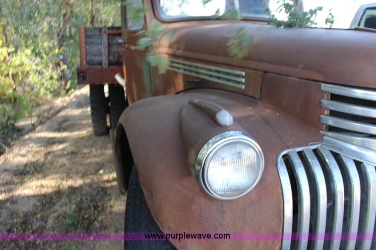 1946 Chevrolet flatbed pickup truck in Pratt, KS Item K1238 sold