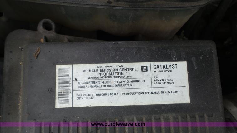 image for item K1406 2008 Chevrolet Silverado 1500 pickup truck