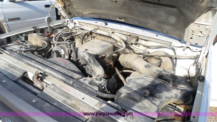 image for item K4056 1997 Ford F350 flatbed pickup truck