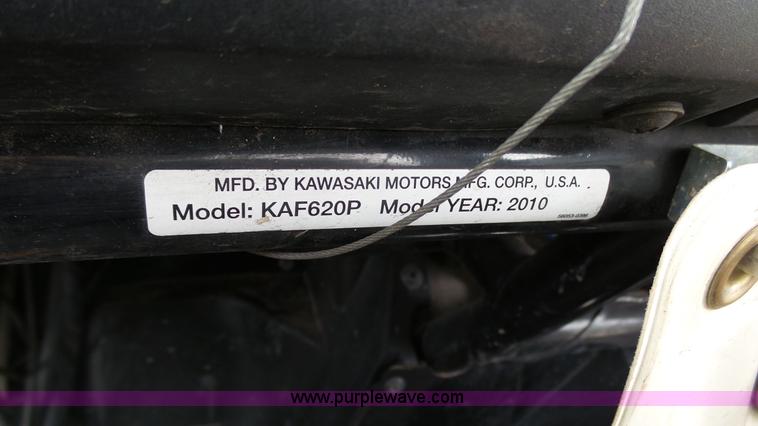 image for item K4080 2010 Kawasaki Mule 4000 utility vehicle