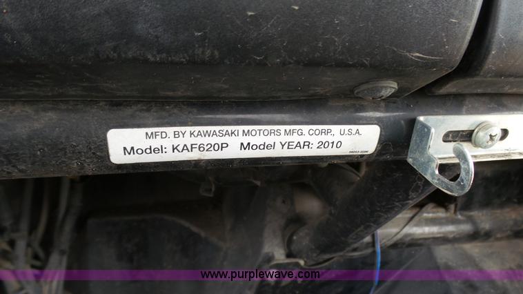 image for item K4081 2010 Kawasaki Mule 4000 utility vehicle