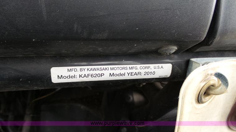 image for item K4083 2010 Kawasaki Mule 4000 utility vehicle